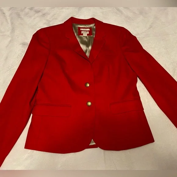 J. Crew Red Blazer - Picture 3 of 13